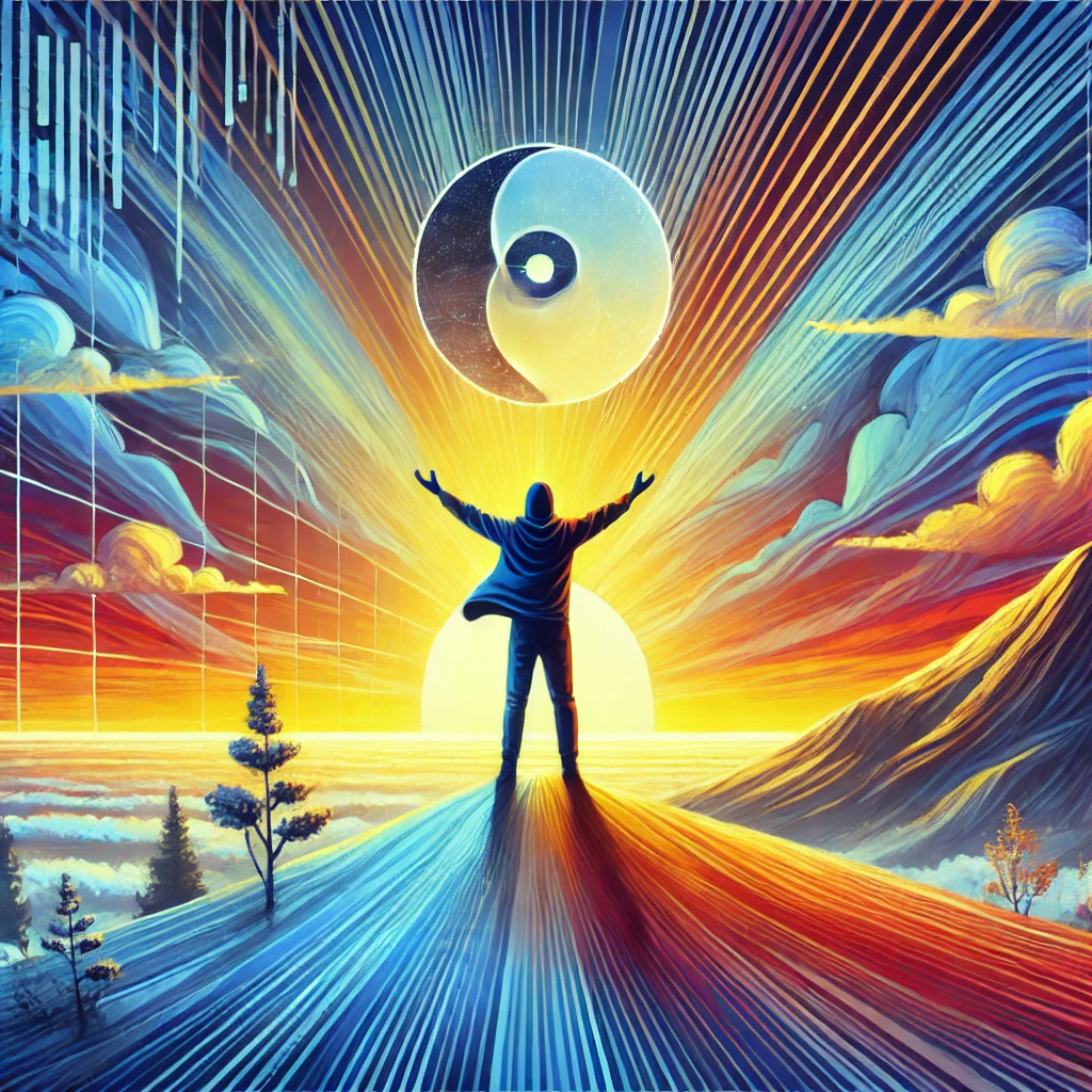 еловек, символизирующий свободу и новую жизнь после кодирования