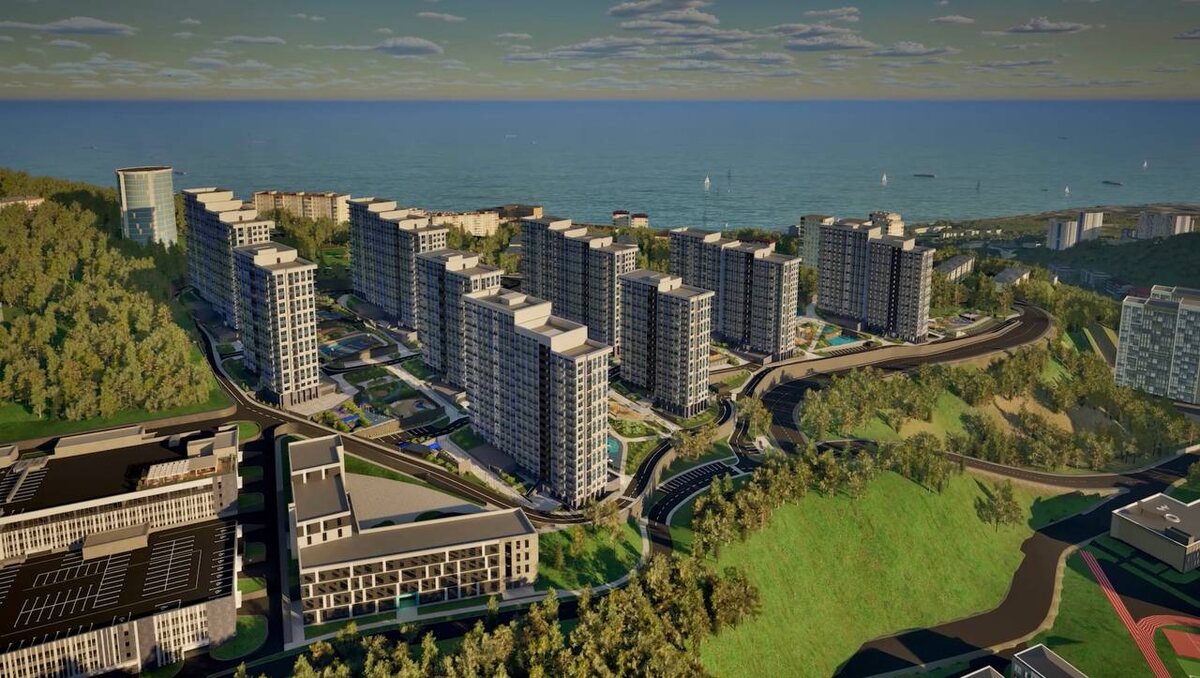 3D рендер ЖК "Кислород" от AVALIN