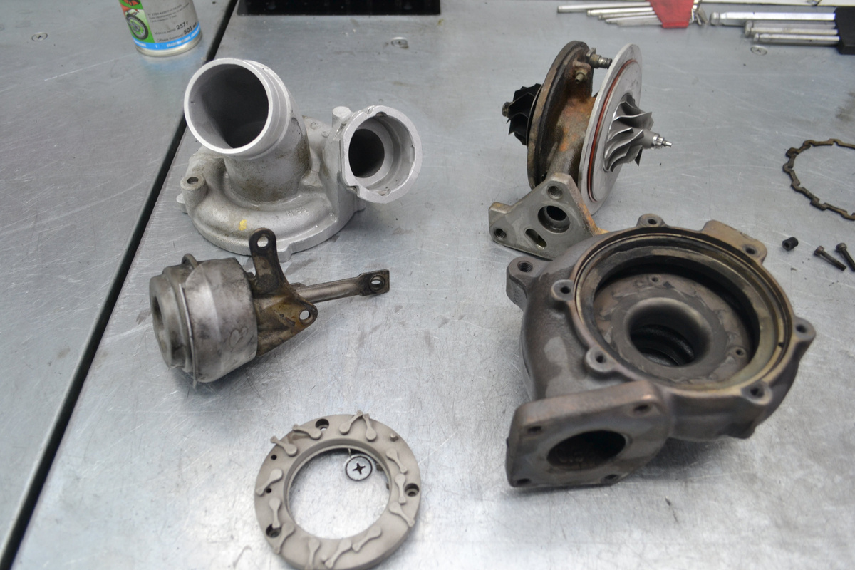 Турбина в работе.