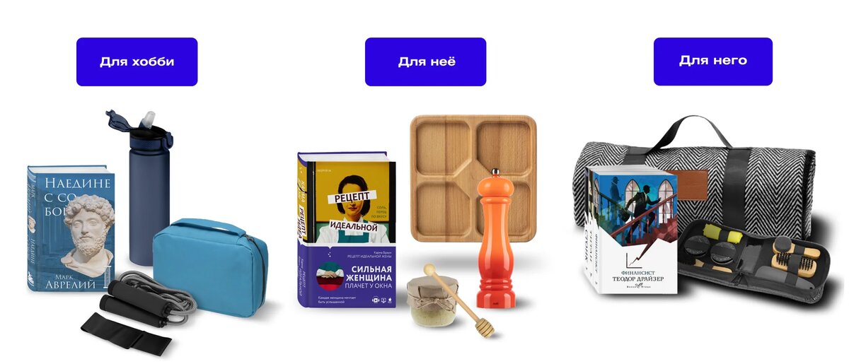 Идеи корпоративных наборов с книгами