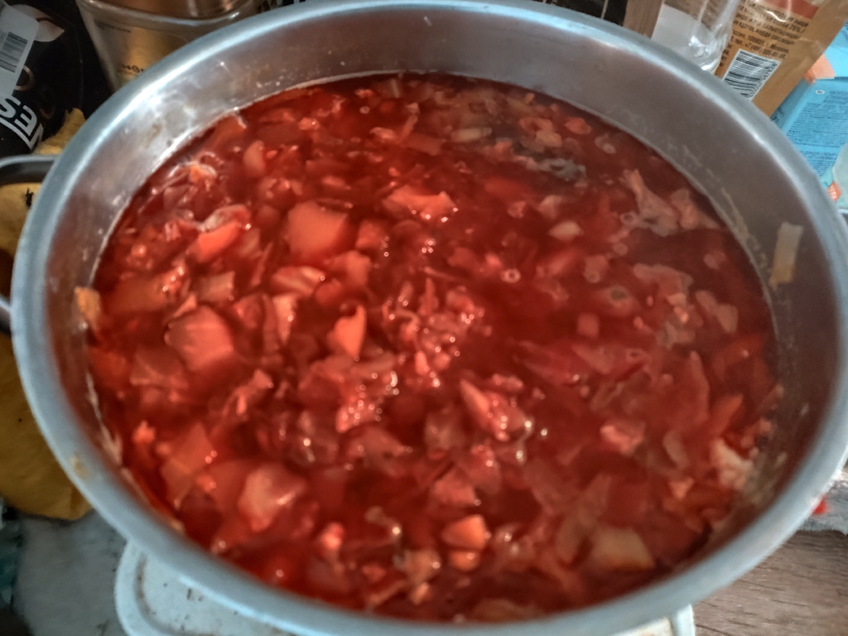 Борщик снова яркий