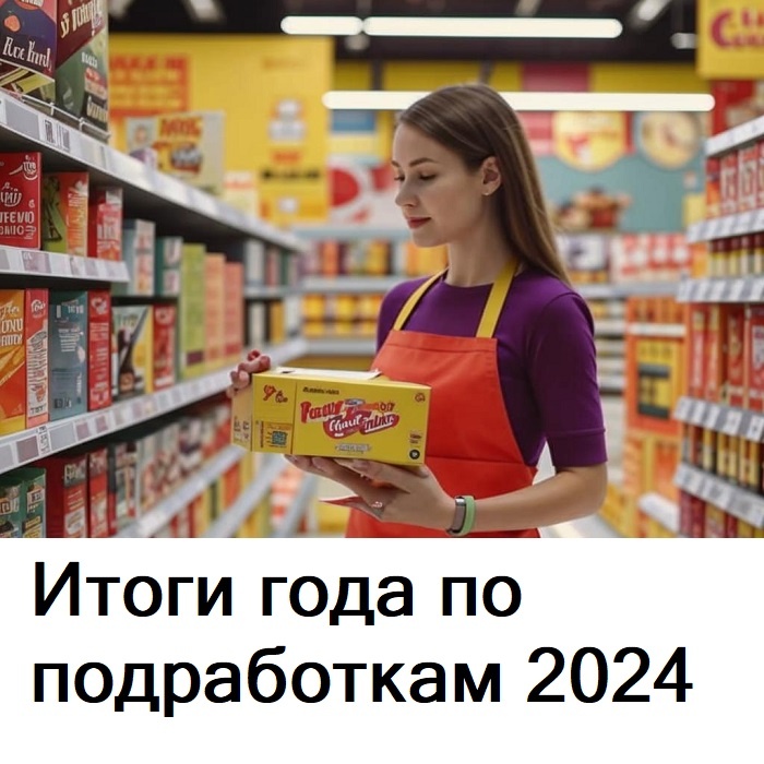 Итоги года по подработкам 2024