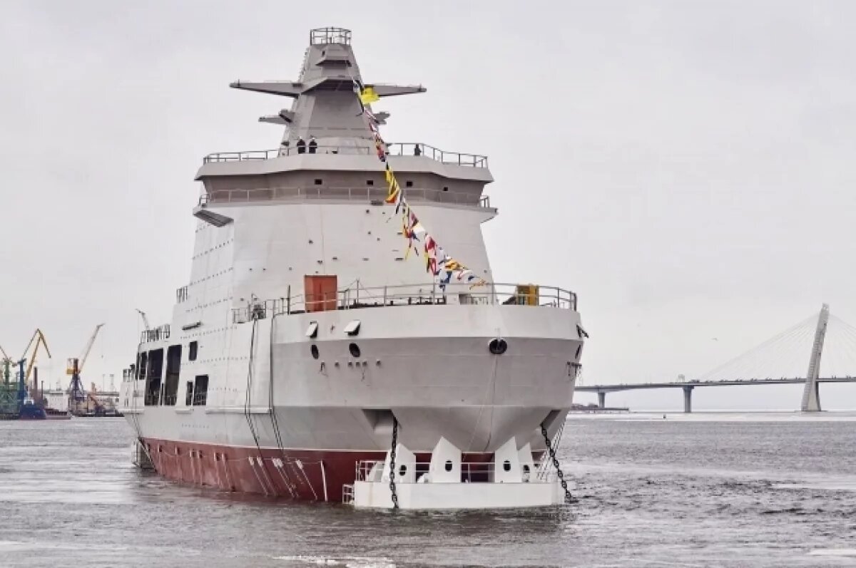    Беглов спустил на воду патрульный корабль «Николай Зубов»