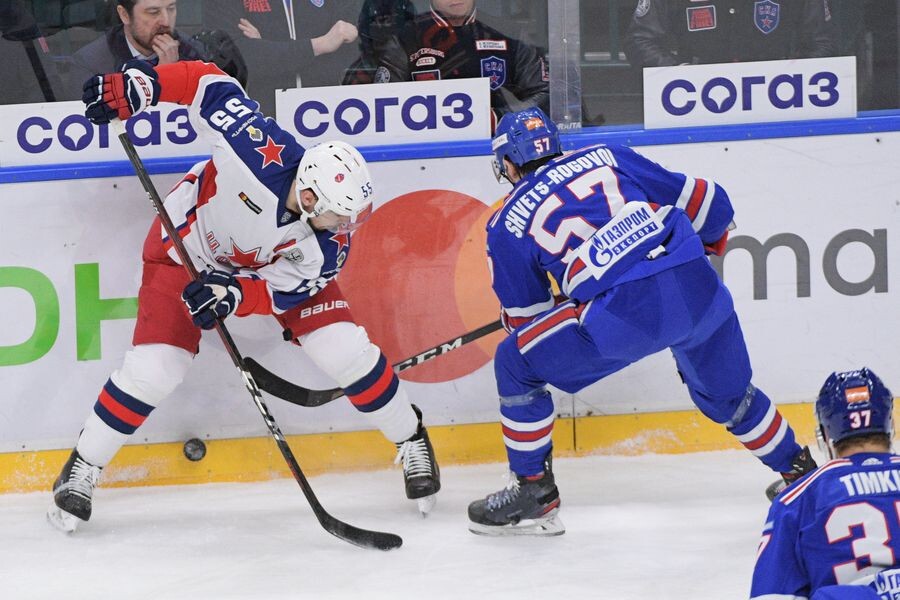 Хоккейный матч СКА - ЦСКА 3 января