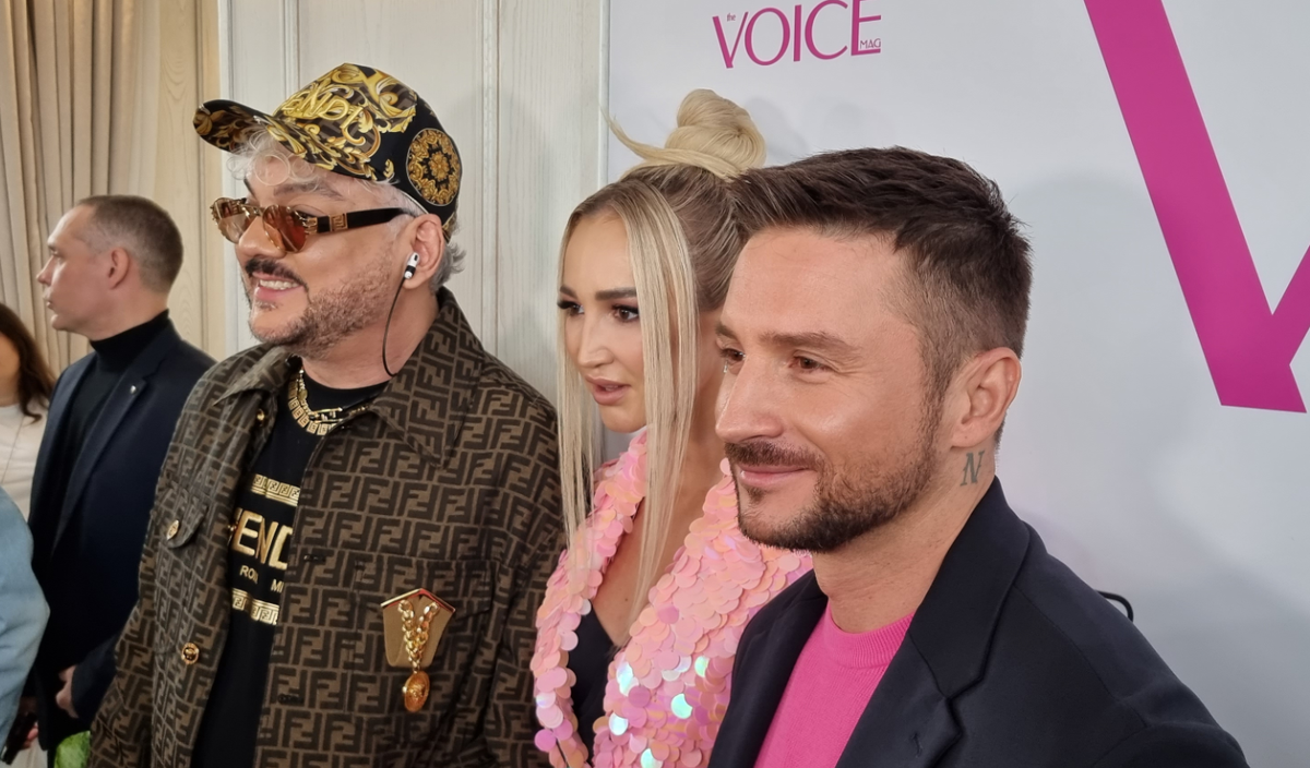 Филипп Киркоро, Ольга Бузова и Сергей Лазарев. Фото: Феликс Грозданов / Клео.ру