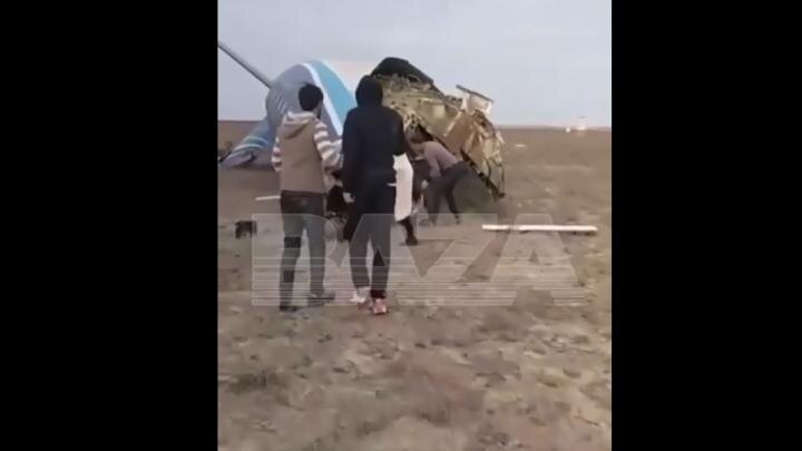 Первые минуты после катастрофы. Фото: скриншот видео BAZA.