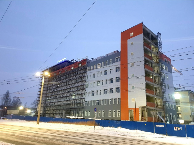    Минздрав Карелии опубликовал кадры строящегося хирургического корпусаМинздрав Карелии