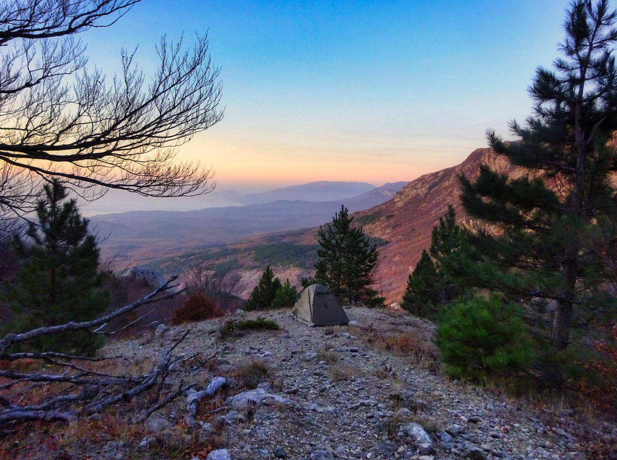 Ноябрь, склон Караби-Яйлы, Крым