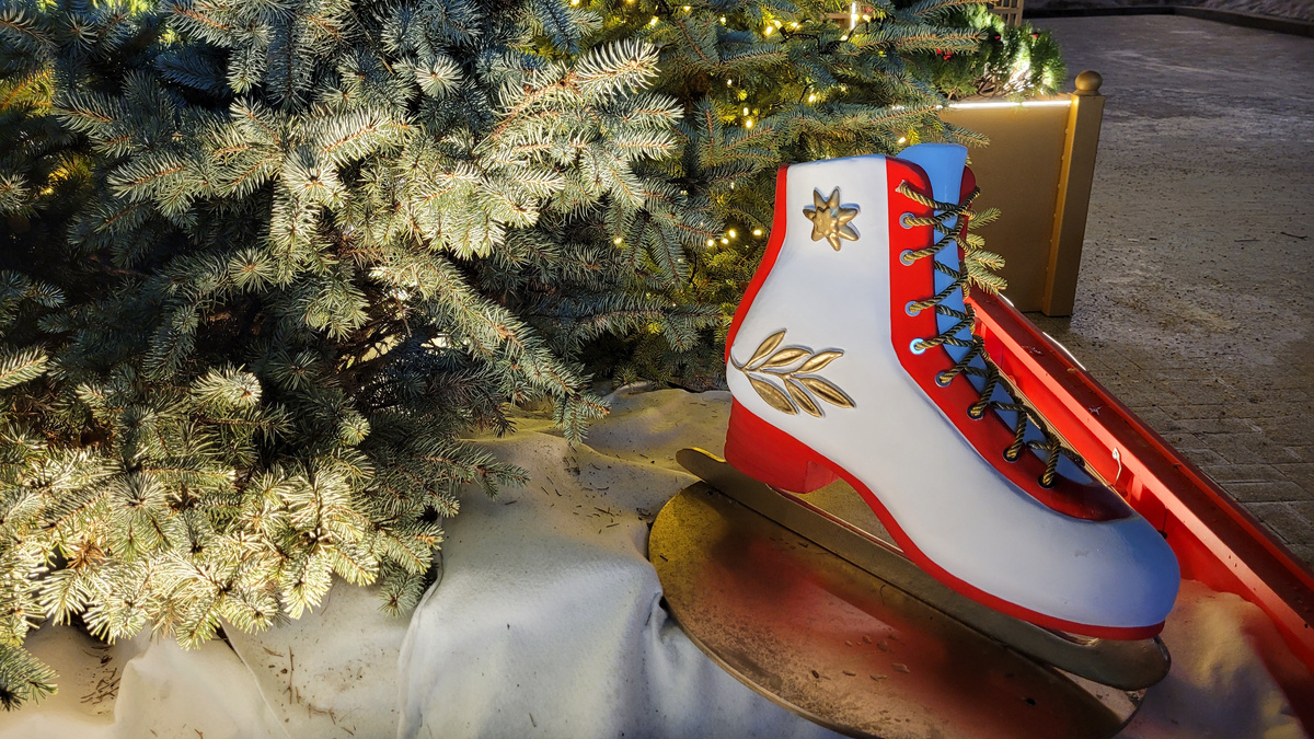 Из такой фотозоны, около ТАСС, на стыке Никитского и Тверского бульваров. Фото автора.