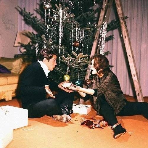 Роми Шнайдер и Ален Делон. 1959 год. Фото из открытых источников