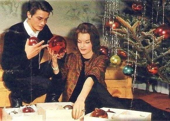 Роми Шнайдер и Ален Делон. 1959 год. Фото из открытых источников