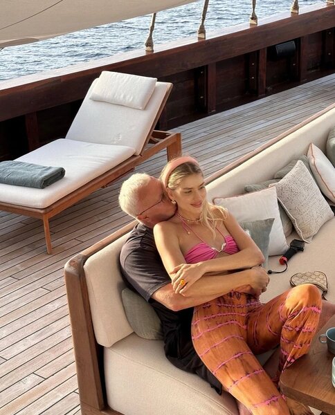 Александр Лебедев и Елена Перминова