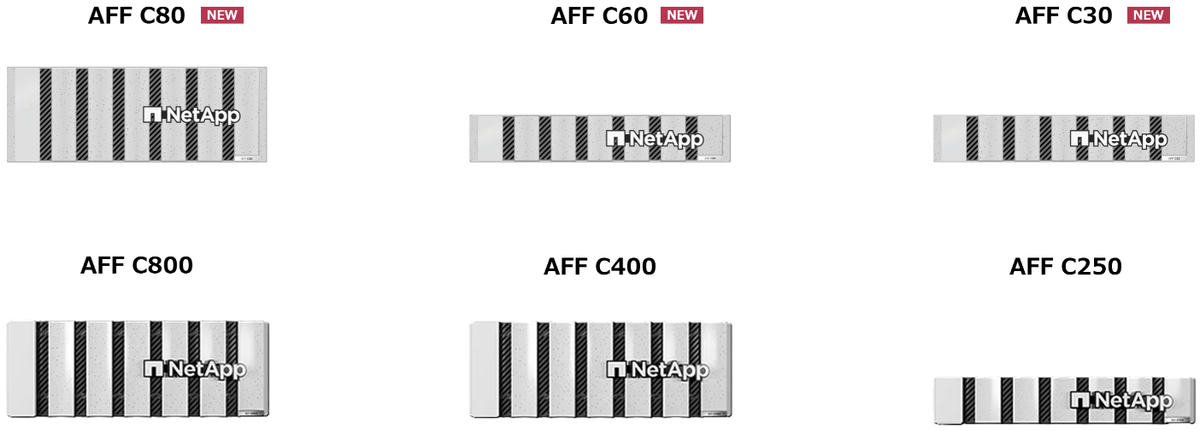 NetApp AFF C-Series продуктовая линейка