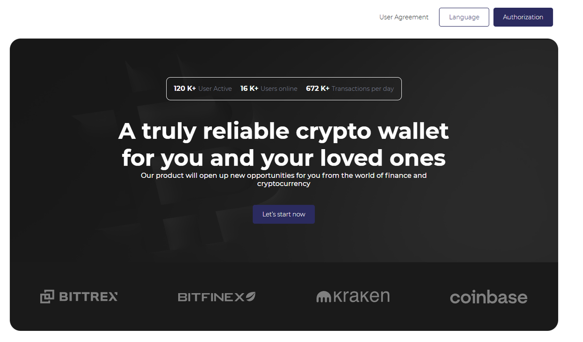 Внешний вид сайта мошенника xterio.ai