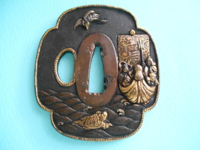 Фотографии цубы взяты с аукциона в японском интернете.