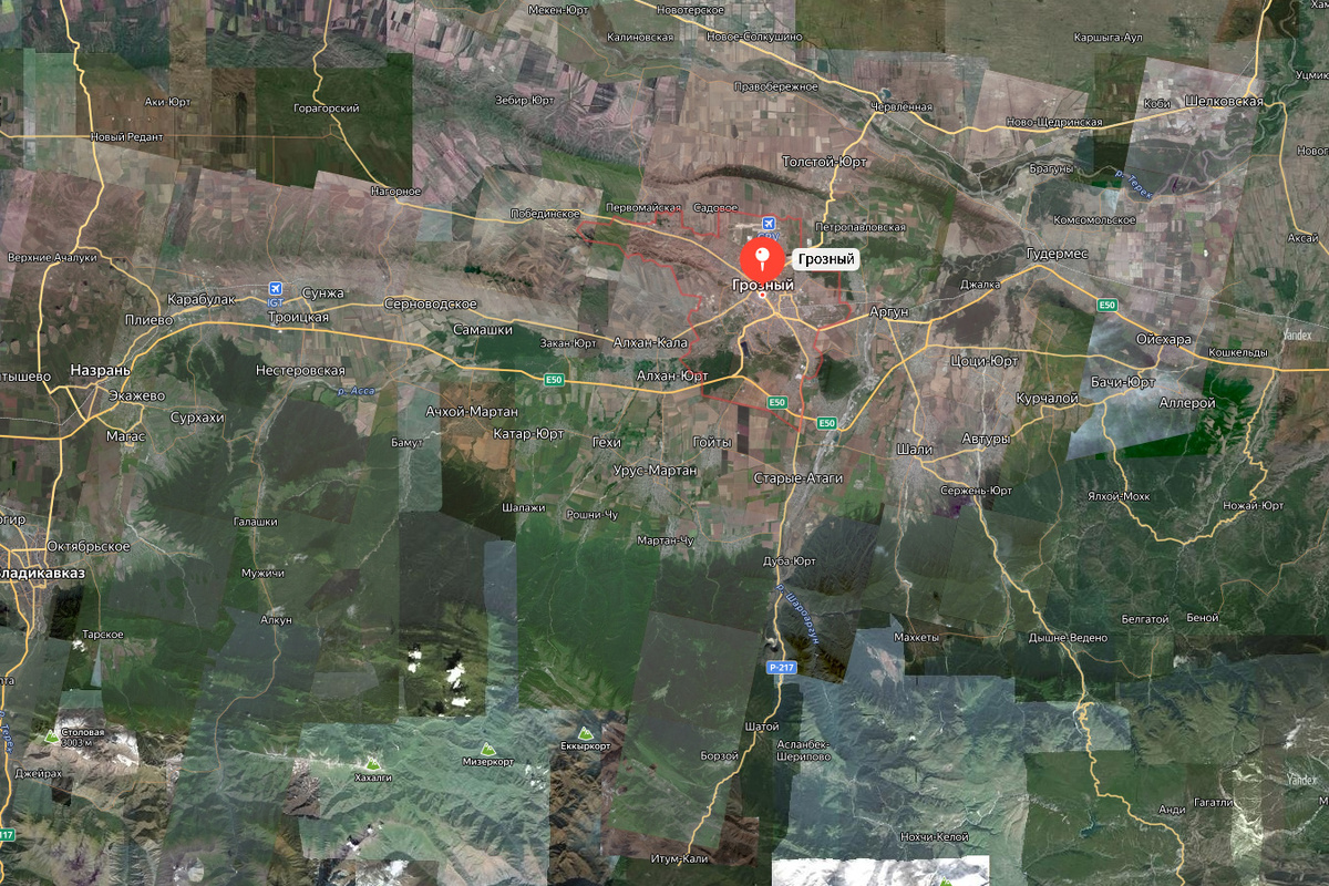 Снимок экрана с Яндекс.Карт