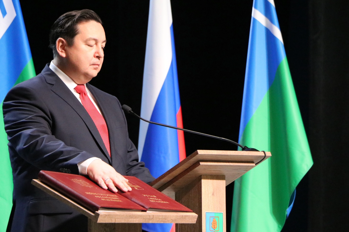    Новый глава Когалыма обратился к горожанам