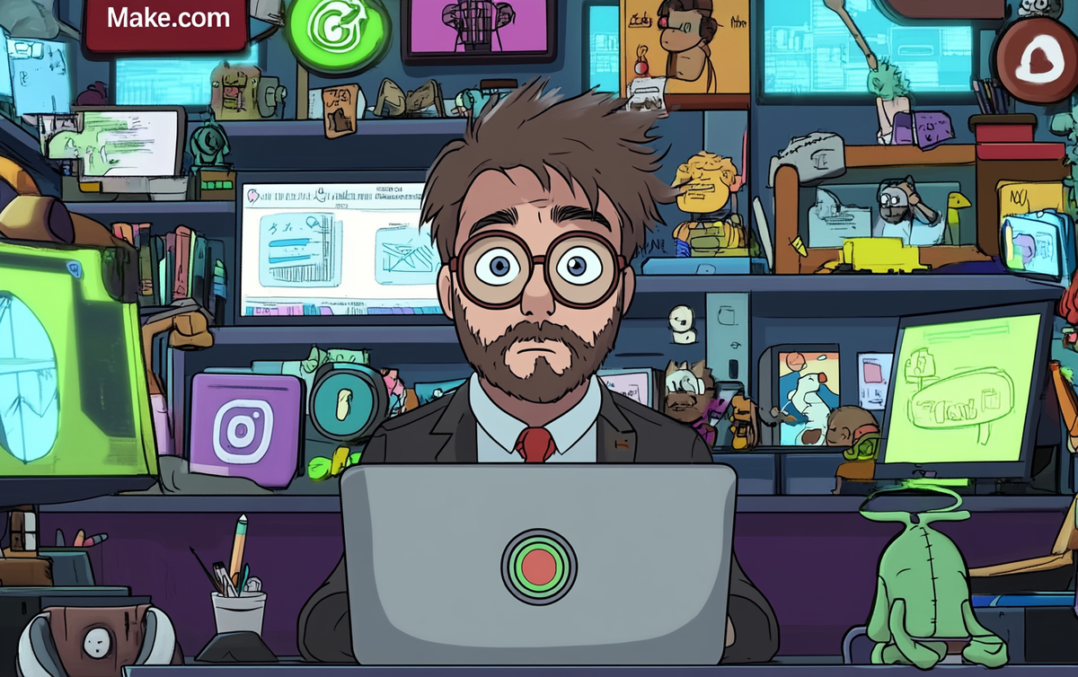    Как эффективно автоматизировать социальные сети с Make.com: Пошаговое руководство для бизнеса Артур Хорошев