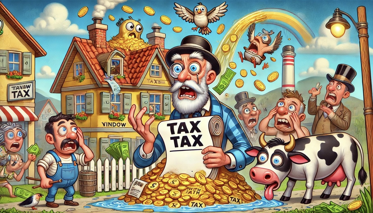 11 самых нелепых налогов в истории