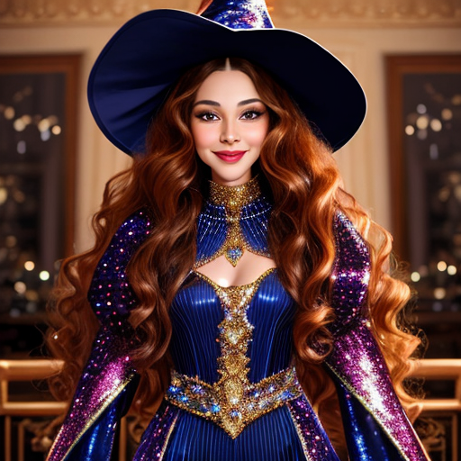 Ведьма Элиана. В галерее иллюстрации созданы нейросетью для онлайн генерации картинок dezgo.com.