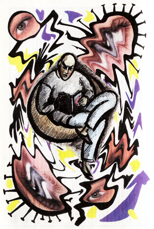 Ю. Столповская. Иллюстрация к рассказу Филиппа Дика "Имеющий глаза да видит". Изображение взято из открытых источников