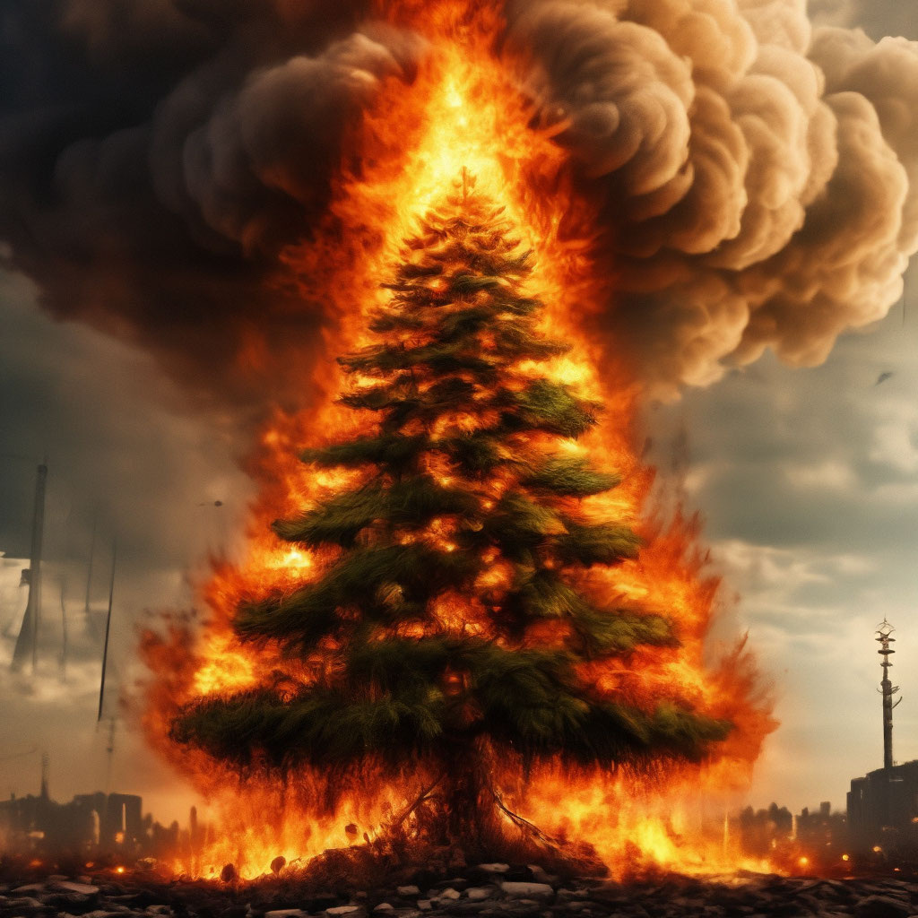 Ёлочка горит.