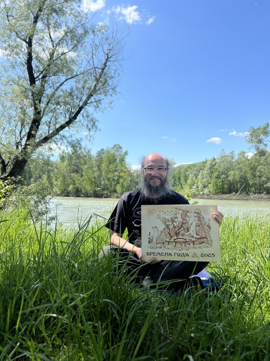    Художник Таракай. Фото Виктории Морозовой