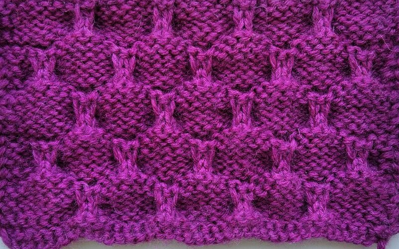 Изнаночная сторона узора