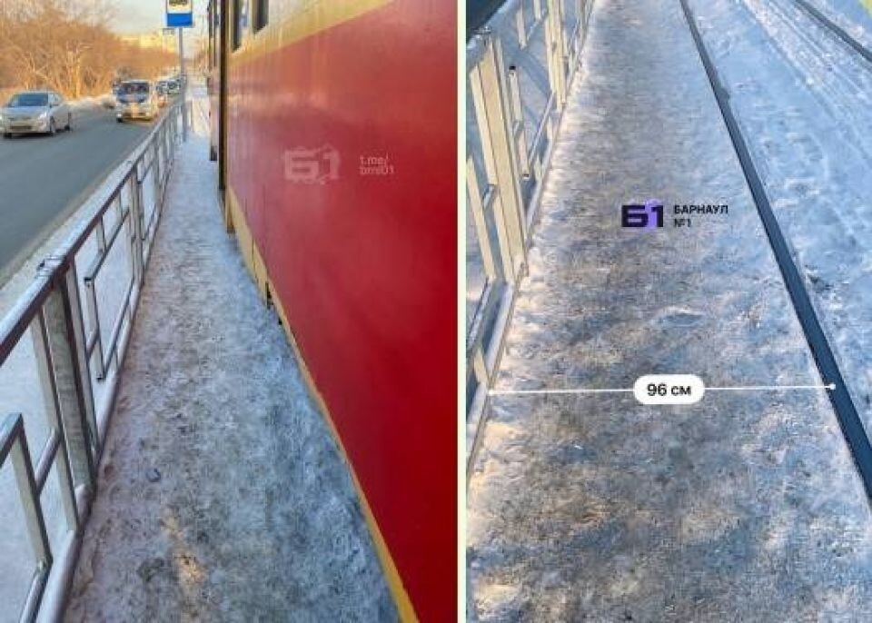    Трамвайная остановка на ул. Северо-Западная. Источник: t.me/brnl01