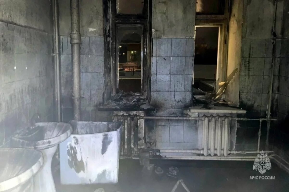    В челябинском общежитии вспыхнула стиральная машина