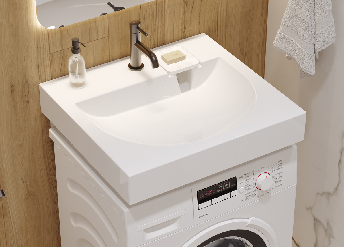 В интерьере: умывальник от SANITA LUXE