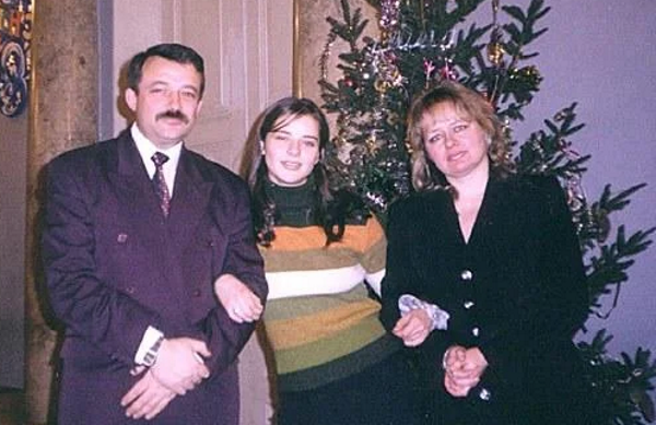 Марина Александрова с родителями