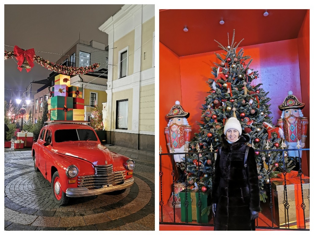 Новогодняя красота на улицах Москвы