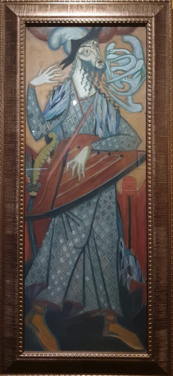 Д.С.Стеллецкий Аллегория Вечер 1910 картон, бумага, гуашь, темпера