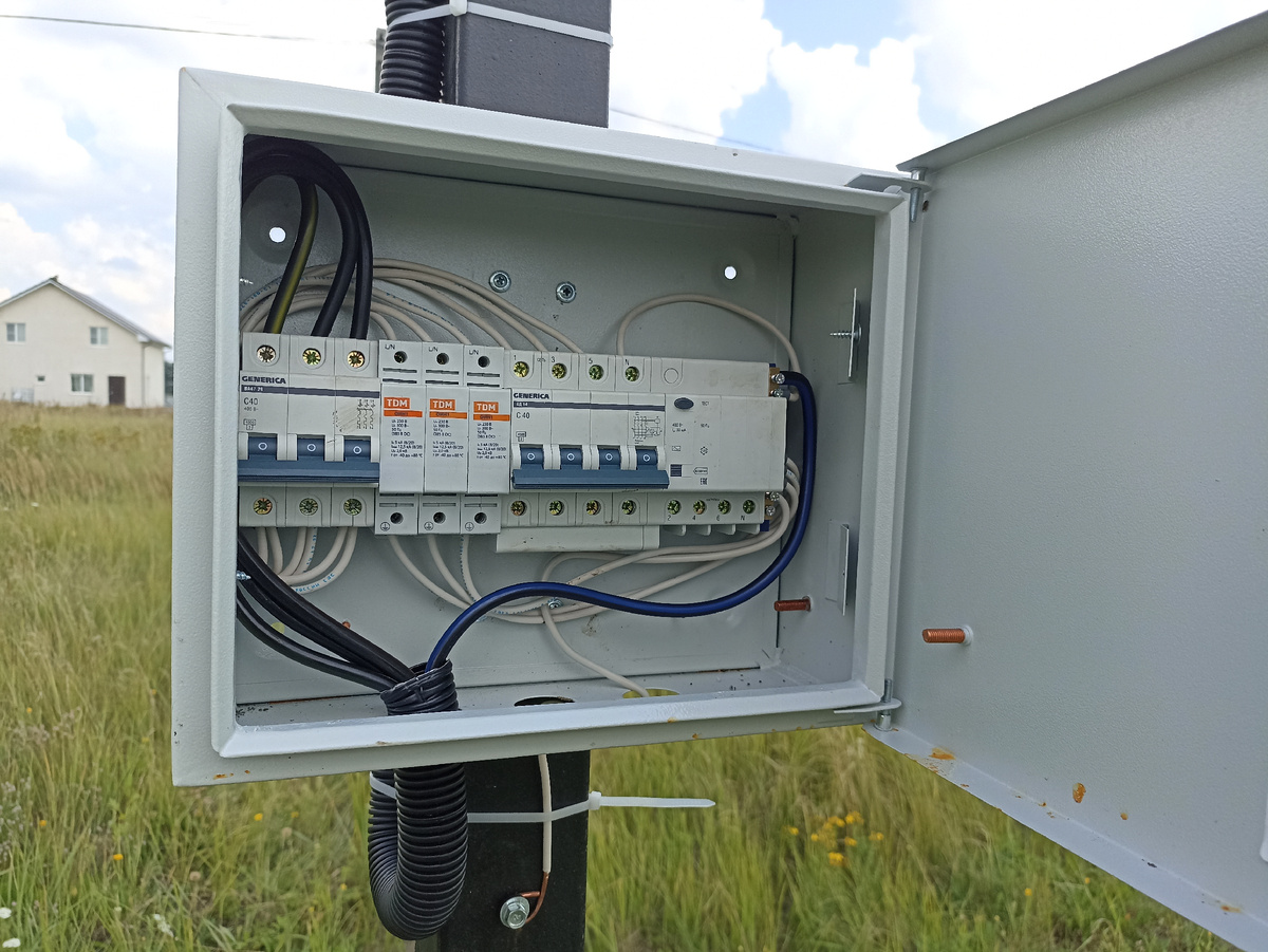 Решил подвести 380 Вольт