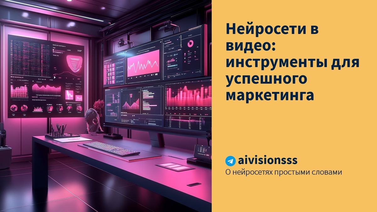    Нейросети в видео: инструменты для успешного маркетинга aivisions