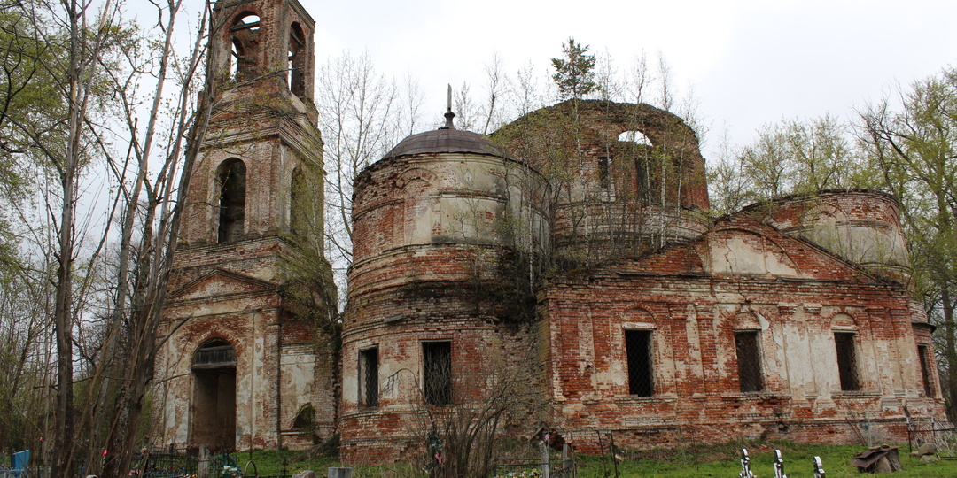 ТРЕУГОЛЬНЫЙ ХРАМ-4. Спасская церковь с. Кинтаново, Любимский район, Ярославская область.