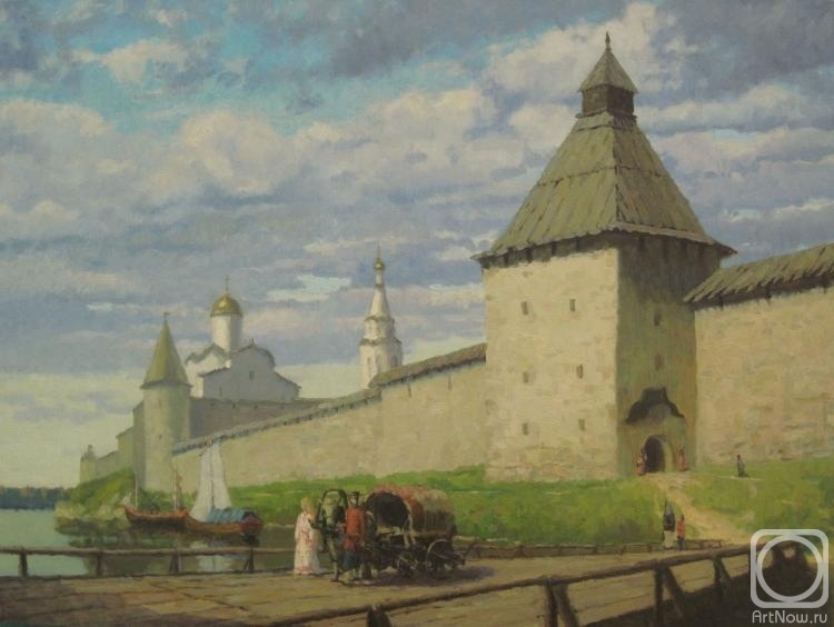  "Старый Псков" художник Сергей Чертов