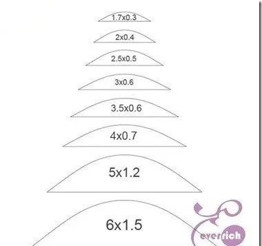 То ли лепестки, то ли листики. Рамер указан, но можно обойтись и без него.