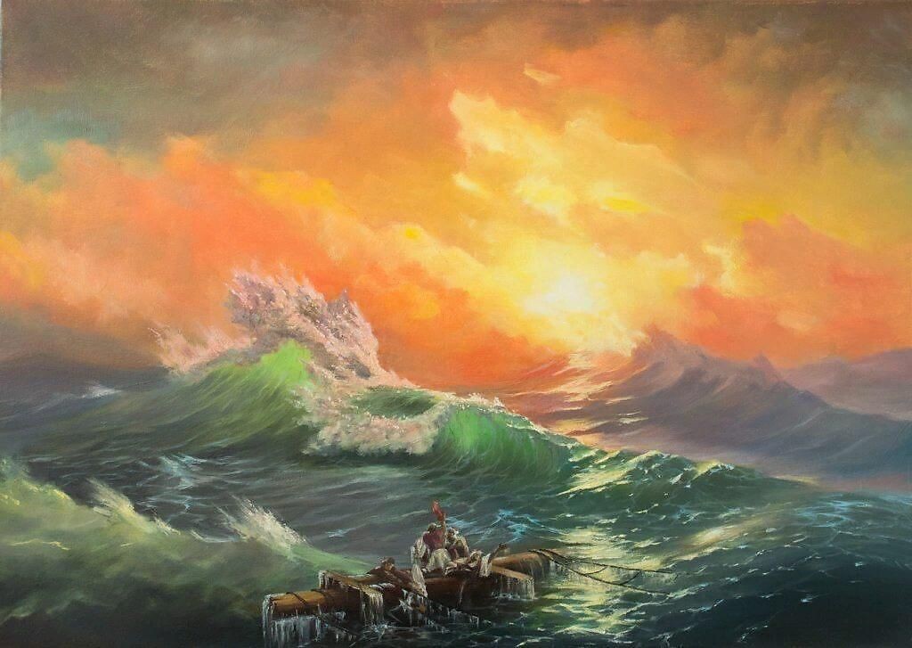 Айвазовский. Девятый вал. 
