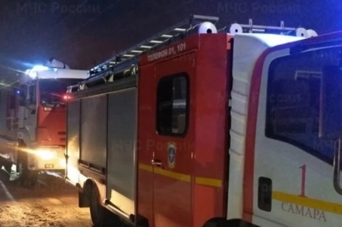    В Самаре во время ночного пожара в квартире погибла 52-летняя женщина