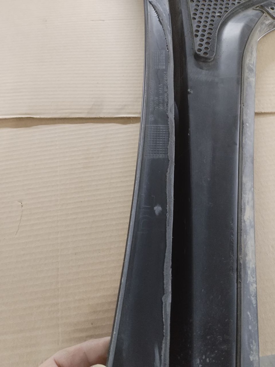 Вид на отремонтированный участок с внутренней стороны