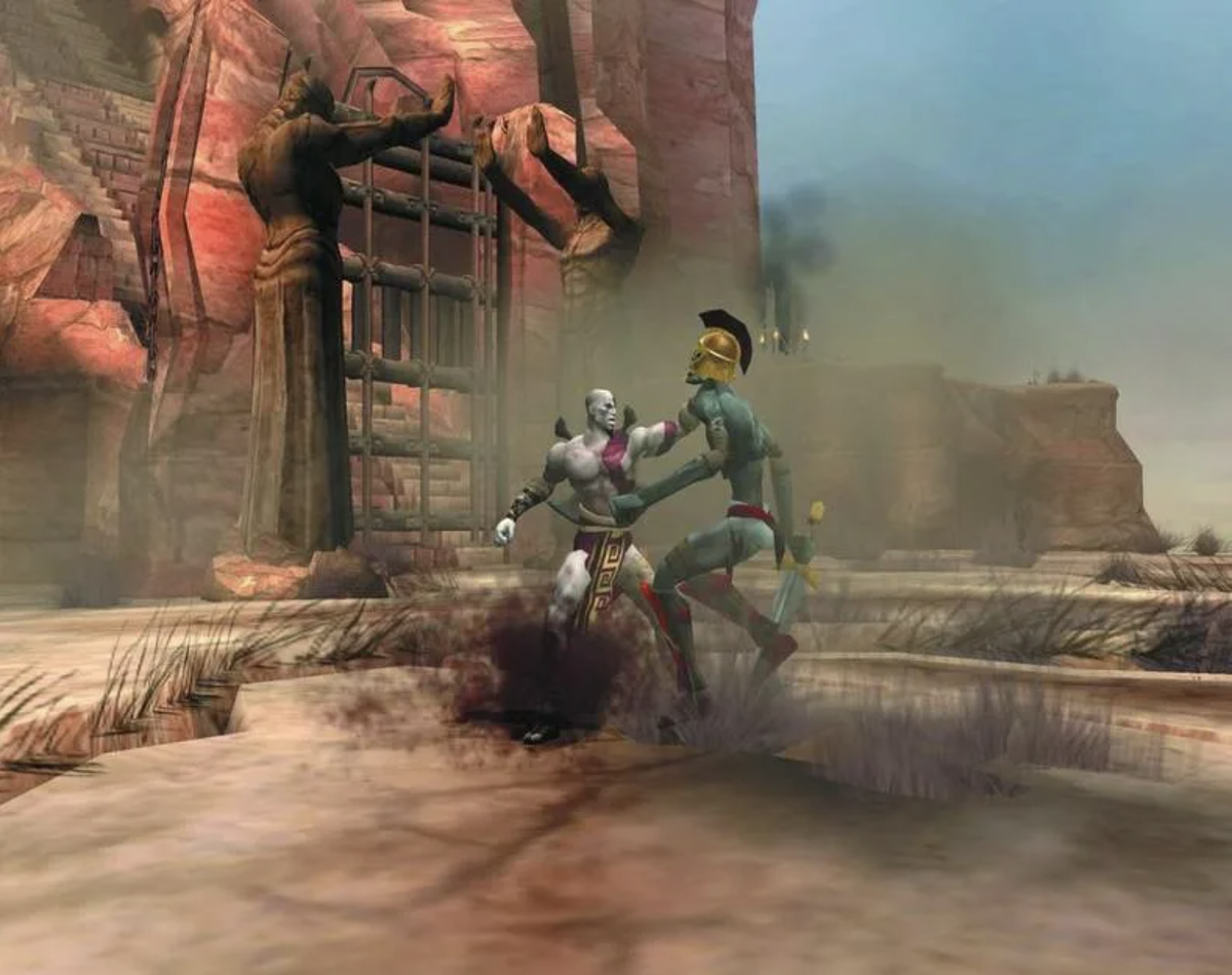 Скриншот из игры God of War