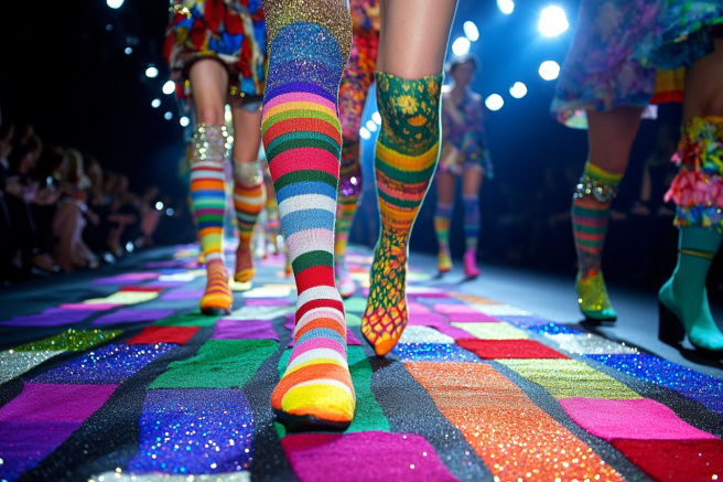 [Изображение 2]

📸 Модный показ из разноцветных носков на подиуме

🔍 #показ_мод #носки #новыйгод #веселье