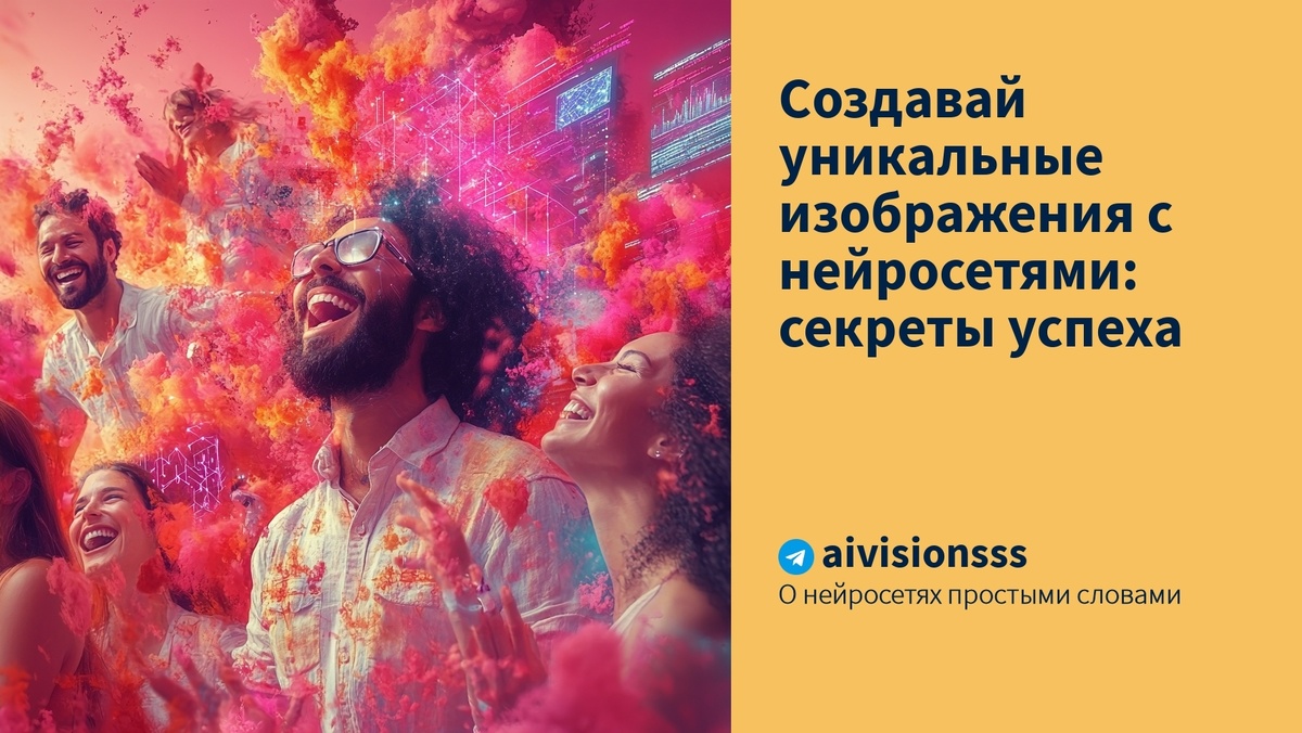    Создавай уникальные изображения с нейросетями: секреты успеха aivisions