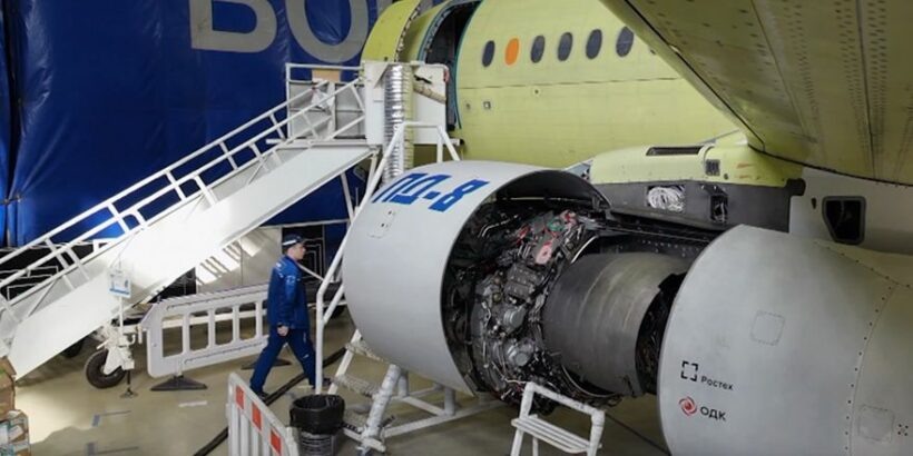 ПД-8 в составе SJ-100 на ЛИИ 