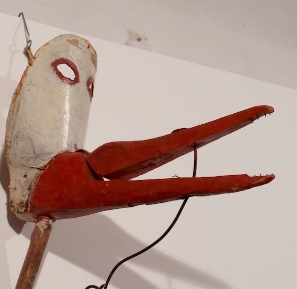 Аист — один из персонажей «ряженых». Фото из архива автора