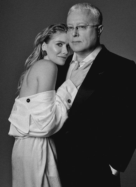    Елена Перминова с мужем. Фото: Телеграм