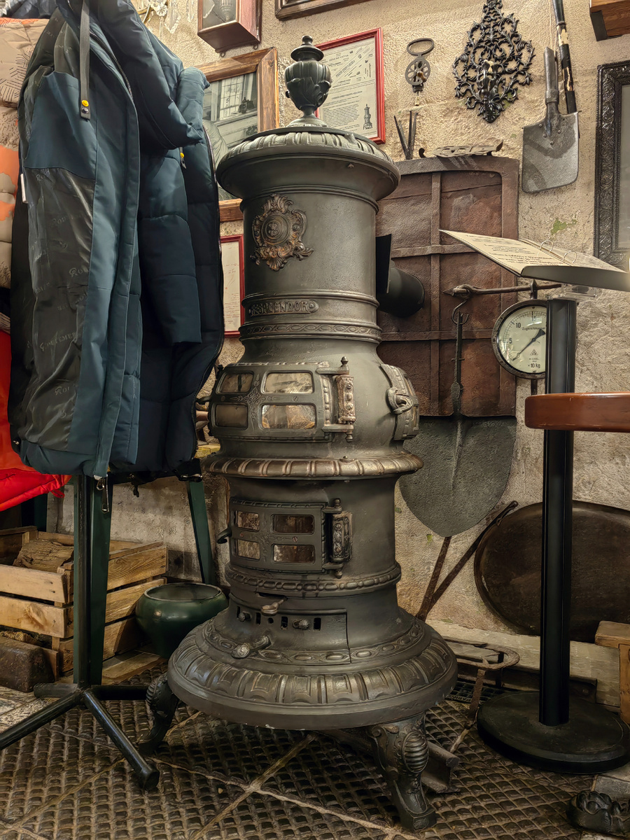 Чугунная печь