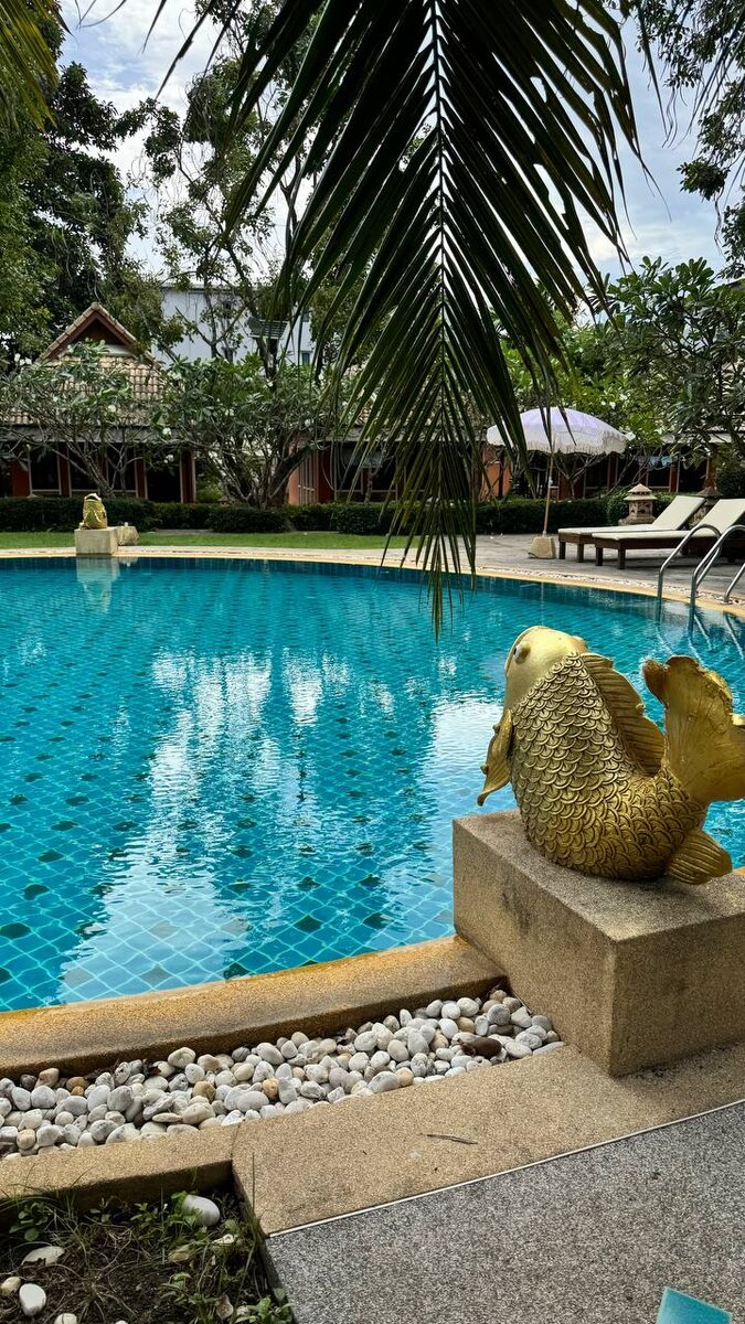 Хорошенькая вилла с общим бассейном, которую нам удалось снять за 25 тыс бат